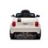 Детска лицензирана акумулаторна кола Chipolino Fiat 500 Бяла