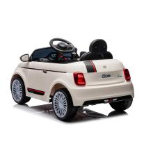 Детска лицензирана акумулаторна кола Chipolino Fiat 500 Бяла