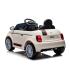 Детска лицензирана акумулаторна кола Chipolino Fiat 500 Бяла