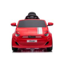 Детска лицензирана акумулаторна кола Chipolino Fiat 500 Червена
