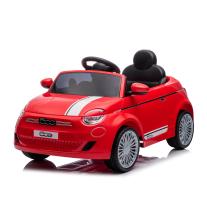 Детска лицензирана акумулаторна кола Chipolino Fiat 500 Червена