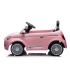 Детска лицензирана акумулаторна кола Chipolino Fiat 500 Розова
