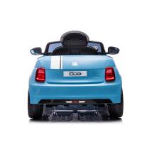 Детска лицензирана акумулаторна кола Chipolino Fiat 500 Синя