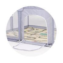 Кошара за игра Chipolino Vibe 120/120,сгъваема, сива