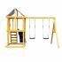 Детски Дървен Комплект за Игра на Открито GINGER HOME 4 в 1, 308×318×244 см Детски Дървен Комплект за Игра на Открито GINGER HOME 4 в 1, 308×318×244 см