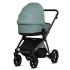 Бебешка количка 2 в 1 Tutis - Mio 3+, еко кожа, Turquoise Бебешка количка 2 в 1 Tutis - Mio 3+, еко кожа, Turquoise