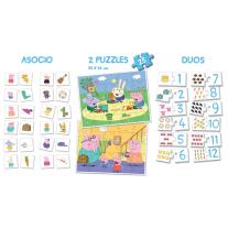 Образователна игра, Educa, Супер пакет 4 в 1, Peppa Pig