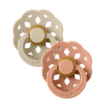 Залъгалки Bibs Boheme, Vanilla/Peach, 0-6 м