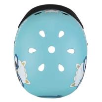 Детска каска за колело и тротинетка Globber Primo Fantasy XS-S светло синя