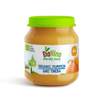 Био плодово пюре BioNino - Тиква, 4 м+, 120 g