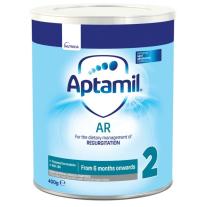 Мляко за кърмачета Aptamil - AR 2, против повръщане, 6м +, опаковка 400 g