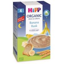 Био млечна инстантна каша Hipp Лека нощ - Банан и сухар, 250 g