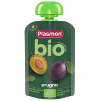 Био плодова закуска Plasmon - Пауч със слива, 6 м+, 100 g