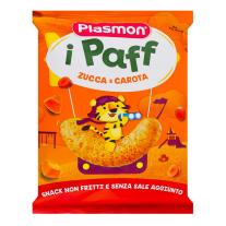 Хрупанки Plasmon - Paff, морков и тиква, 12+ м, 15 g