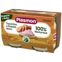 Пюре Plasmon - Пуешко и сладки картофи, 2 х 120 g