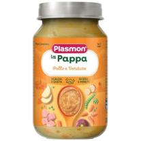 Пюре Plasmon - Пиле със зеленчуци, 7+ м, 200 g