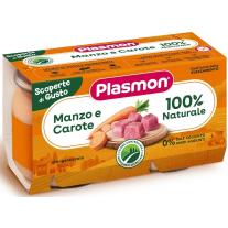 Ястие Plasmon - Говеждо и моркови, 2 х 120 g