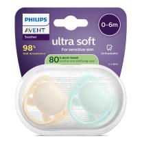 Ортодонтични залъгалки Philips AVENT Ultra Soft 0-6 м+