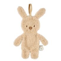 Меко зайче за гушкане Nattou beige TEDDY с държач за биберон