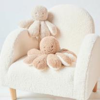 Плюшена дрънкалка Nattou октопод Teddy beige