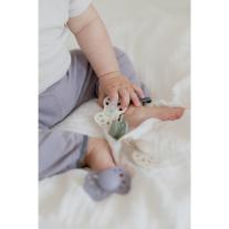 Симетрични силиконови залъгалки Bibs Infinity, Fossil Grey/Mauve, 6-18 м