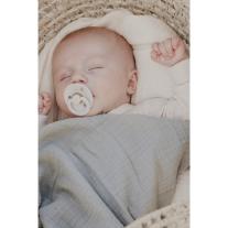 Муселинова пелена Bibs Baby Blue, 120 х 120 cm