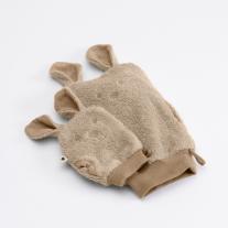 Сет хавлиени ръкавички за баня Bibs Kangaroo, Vanilla
