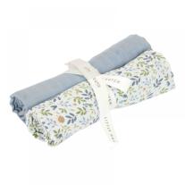 Бебешки Пелени 2 броя Little Dutch Forest Adventure/Denim Blue