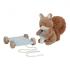Мека Играчка за Дърпане Little Dutch Катеричка Forest Friends