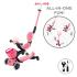 Детска тротинетка 5в1 Globber Go Up Baby Learn 360° Flash Lights Coral Pink