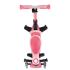 Детска тротинетка 5в1 Globber Go Up Baby Learn 360° Flash Lights Coral Pink