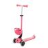Детска тротинетка 5в1 Globber Go Up Baby Learn 360° Flash Lights Coral Pink
