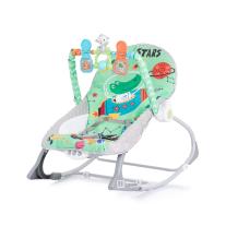 Музикален бебешки шезлонг Chipolino Baby SPA зелен 