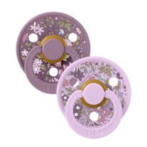 Залъгалки Bibs Liberty Colour Chamomile Lawn, Violet Sky Mix, 0-6 м