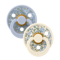 Залъгалки Bibs Liberty Colour Eloise, Dusty Blue Mix, 0-6 м