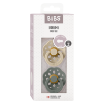 Залъгалки Bibs Boheme, Vanilla/Pine, 6-18 м