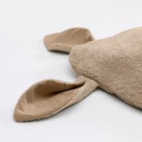 Бебешка хавлия с качулка Bibs Kangaroo, Vanilla