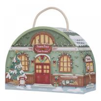 Коледна Адвент Кутия Little Dutch Дървено Влакче с Фигурки