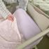 Бебешко сгъваемо легло Tutti Bambini CoZee® Zen Bedside Crib - Eucalyptus