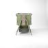 Бебешко сгъваемо легло Tutti Bambini CoZee® Zen Bedside Crib - Eucalyptus