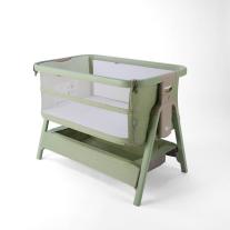 Бебешко сгъваемо легло Tutti Bambini CoZee® Zen Bedside Crib - Eucalyptus