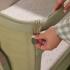 Бебешко сгъваемо легло Tutti Bambini CoZee® Zen Bedside Crib - Eucalyptus