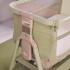 Бебешко сгъваемо легло Tutti Bambini CoZee® Zen Bedside Crib - Eucalyptus