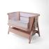Бебешко сгъваемо легло Tutti Bambini CoZee® Zen Bedside Crib - Blush