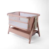 Бебешко сгъваемо легло Tutti Bambini CoZee® Zen Bedside Crib - Blush
