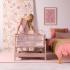 Бебешко сгъваемо легло Tutti Bambini CoZee® Zen Bedside Crib - Blush