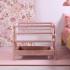 Бебешко сгъваемо легло Tutti Bambini CoZee® Zen Bedside Crib - Blush