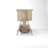 Бебешко сгъваемо легло Tutti Bambini CoZee® Zen Bedside Crib - Sand