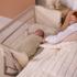 Бебешко сгъваемо легло Tutti Bambini CoZee® Zen Bedside Crib - Sand