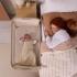 Бебешко сгъваемо легло Tutti Bambini CoZee® Zen Bedside Crib - Sand
